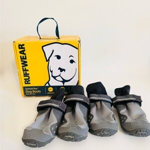 RuffWear Summit Trex Dog Boots in Black and Gray